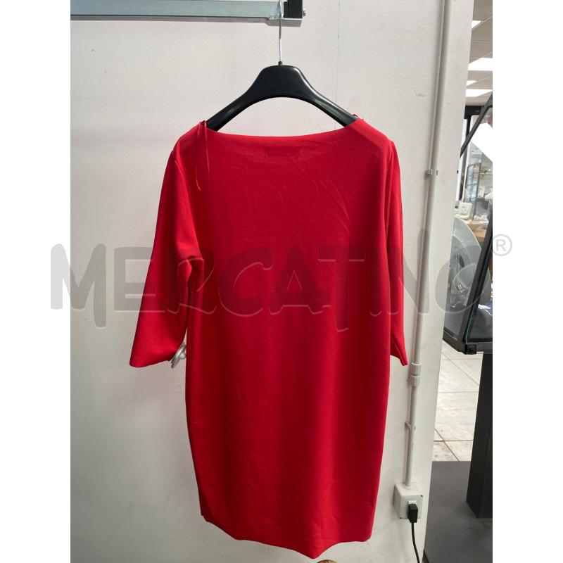 VESTITO DONNA VICOLO ROSSO MANICA 3/4 LEGGERO | Mercatino dell'Usato Montesilvano 3