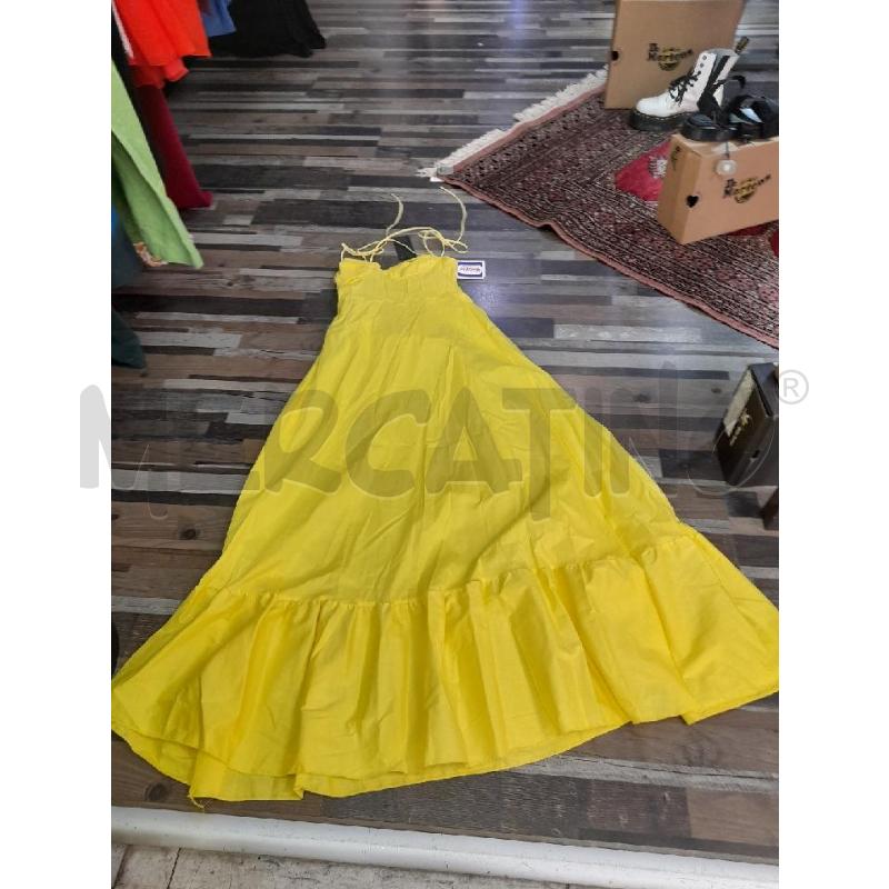 VESTITO DONNA WHOPS GIALLO LUNGO | Mercatino dell'Usato Montesilvano 1