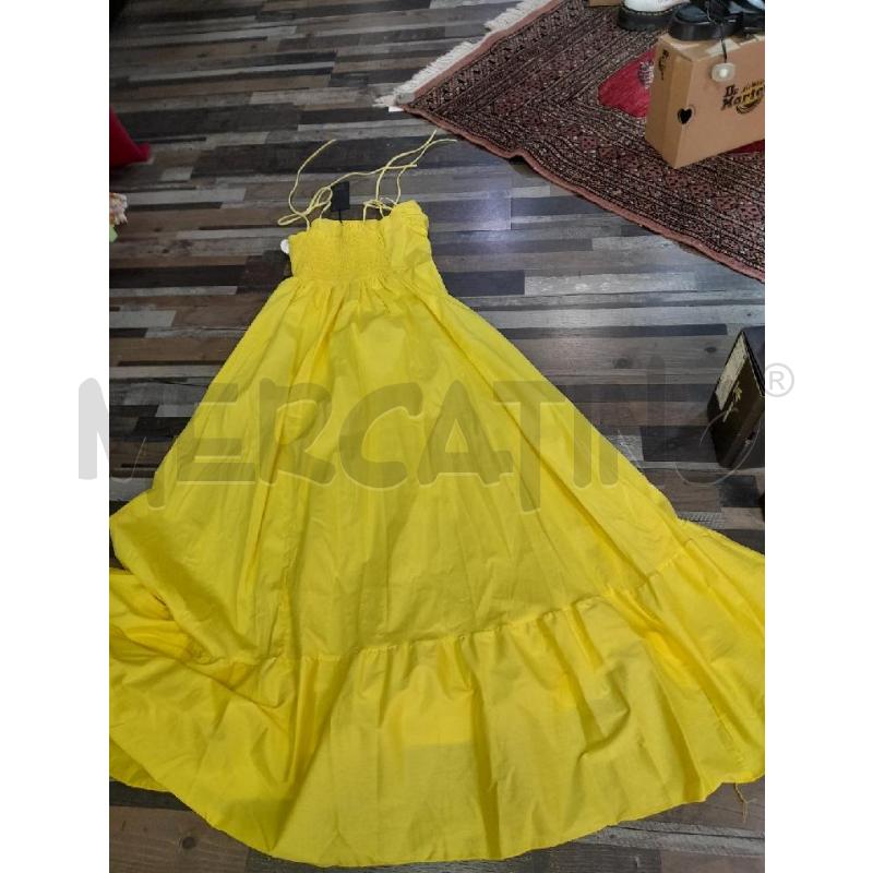 VESTITO DONNA WHOPS GIALLO LUNGO | Mercatino dell'Usato Montesilvano 2