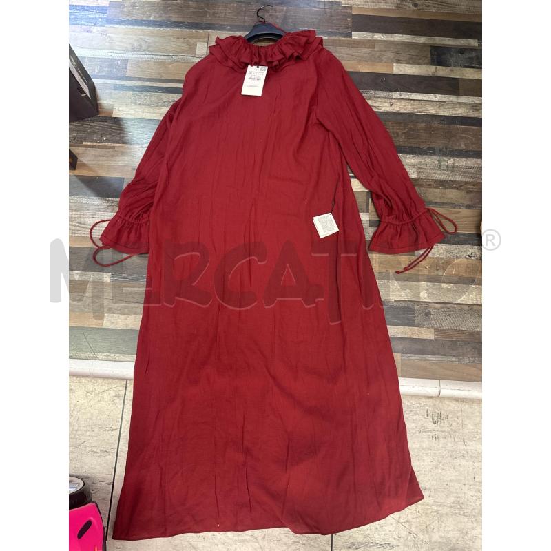 VESTITO DONNA ZARALUNGO VOLANT ROSSO | Mercatino dell'Usato Montesilvano 3