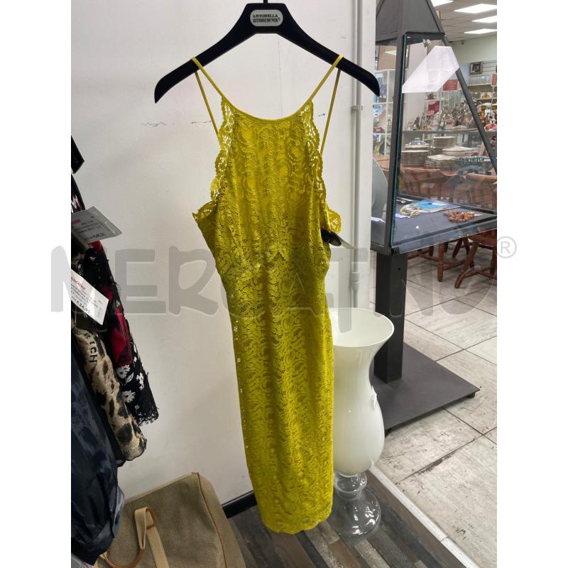 VESTITO DONNA ZARA GIALLO PIZZO | Mercatino dell'Usato Montesilvano 1