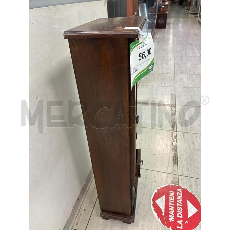 VETRINETTA LEGNO 1 ANTA 4 CASSETTI | Mercatino dell'Usato Montesilvano 3