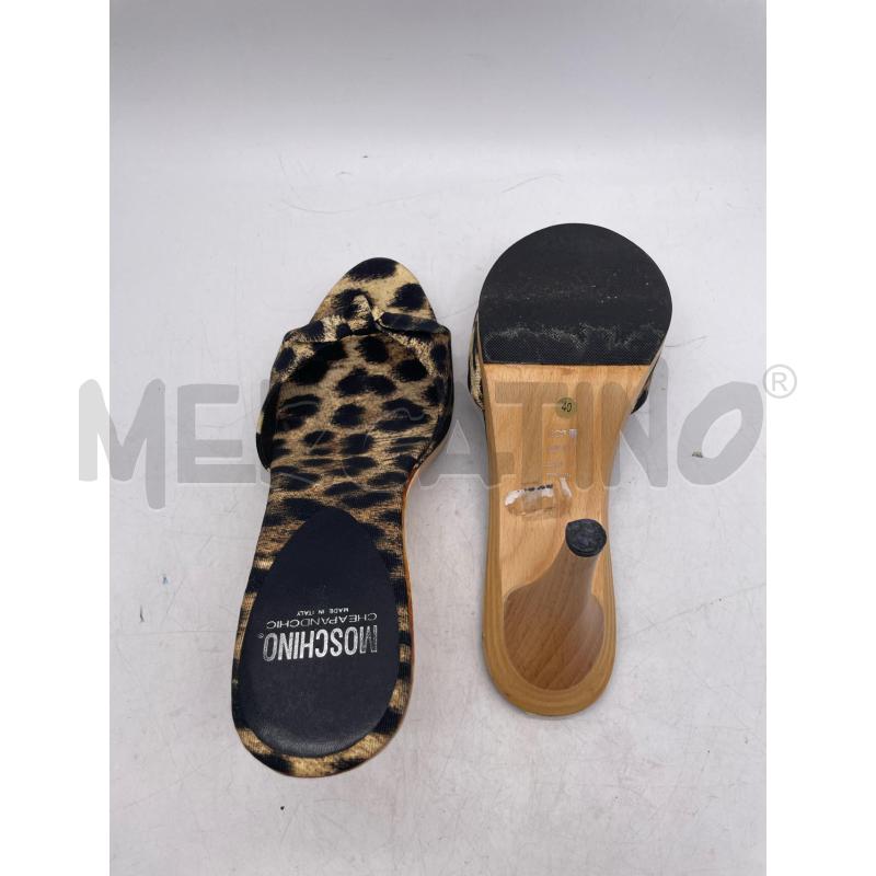 ZOCCOLI DONNA MOSCHINO MACULATO N 40 | Mercatino dell'Usato Montesilvano 4