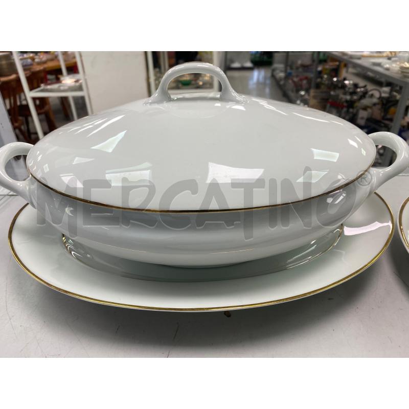 ZUPPIERA +  PARTI PORTATA LIMOGES BIANCO RIGA OROE | Mercatino dell'Usato Montesilvano 1