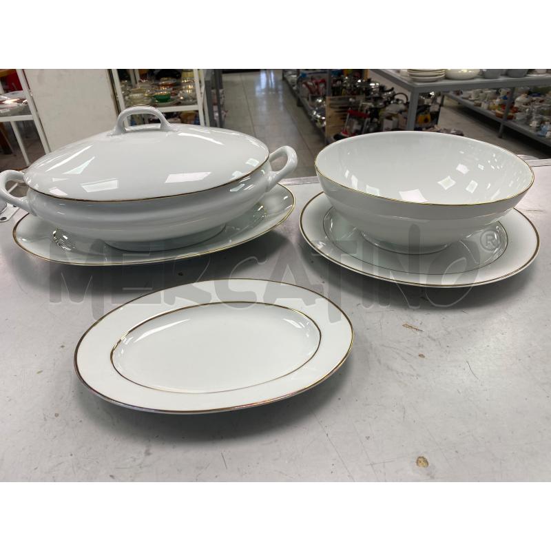 ZUPPIERA +  PARTI PORTATA LIMOGES BIANCO RIGA OROE | Mercatino dell'Usato Montesilvano 2