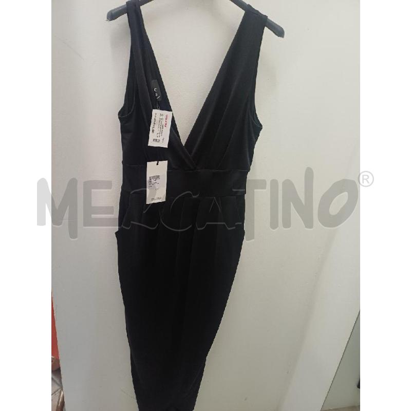 ABITO DONNA ACCESS NERO LUNGO SCOLLO PROFONDO | Mercatino dell'Usato Perugia 1