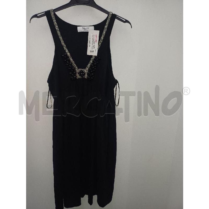 ABITO DONNA BLUGIRL NERO PERLINE SCOLLO  | Mercatino dell'Usato Perugia 1