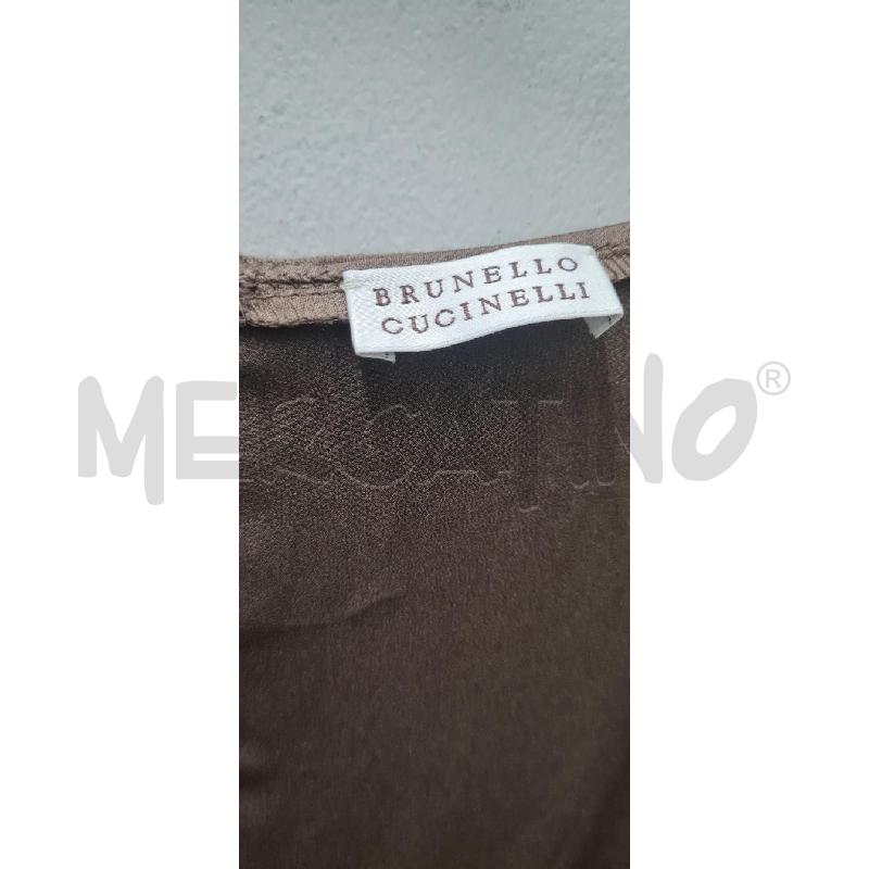ABITO DONNA BRUNELLO CUCINELLI IN PELLE BEIGE | Mercatino dell'Usato Perugia 3