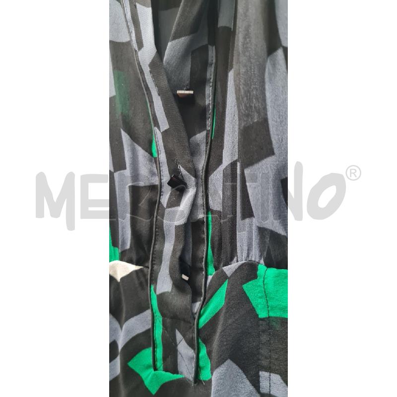 ABITO DONNA DIANE VON FURSTENBERG GRIGIO NERO | Mercatino dell'Usato Perugia 3