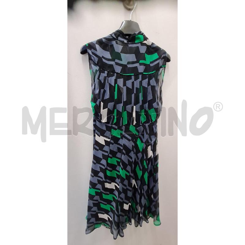ABITO DONNA DIANE VON FURSTENBERG GRIGIO NERO | Mercatino dell'Usato Perugia 4