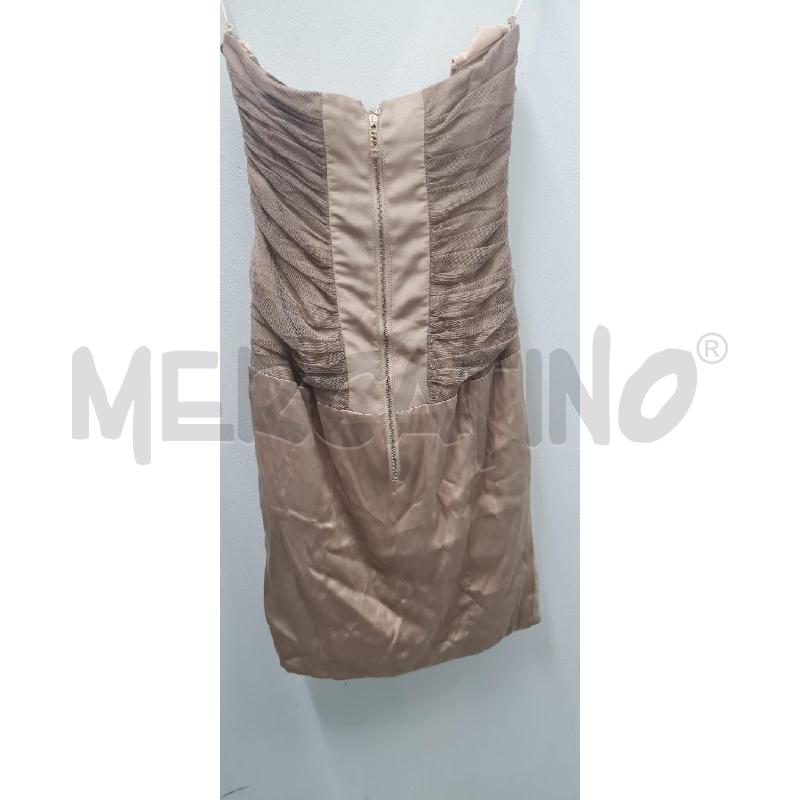 ABITO DONNA ELISABETTA FRANCHI BEIGE TULLE | Mercatino dell'Usato Perugia 2