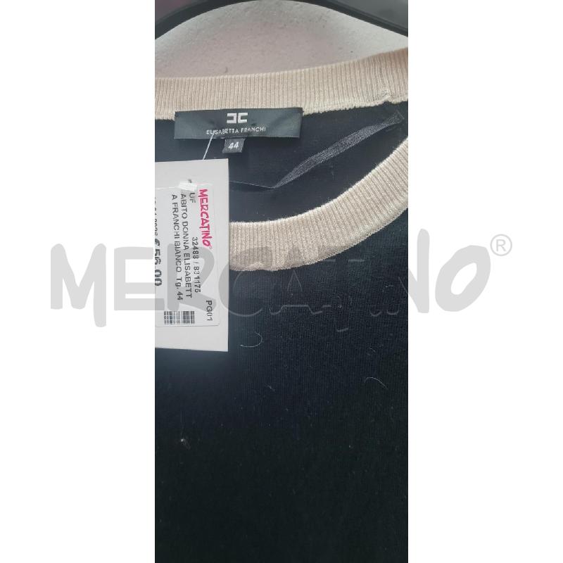 ABITO DONNA ELISABETTA FRANCHI BIANCO NERO | Mercatino dell'Usato Perugia 2