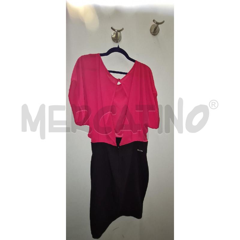 ABITO DONNA KORALLINE NERO ROSA | Mercatino dell'Usato Perugia 3
