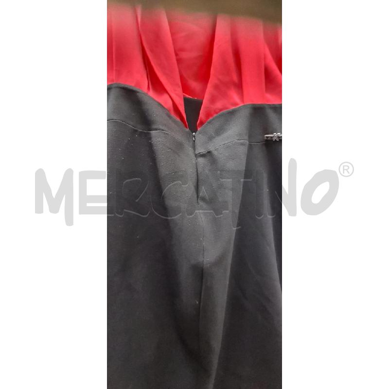 ABITO DONNA KORALLINE NERO ROSA | Mercatino dell'Usato Perugia 4