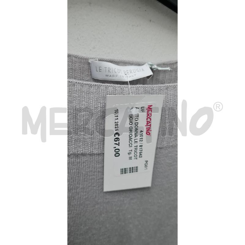 ABITO DONNA LE TRICOT GRIGIO GHIOACCIO | Mercatino dell'Usato Perugia 2