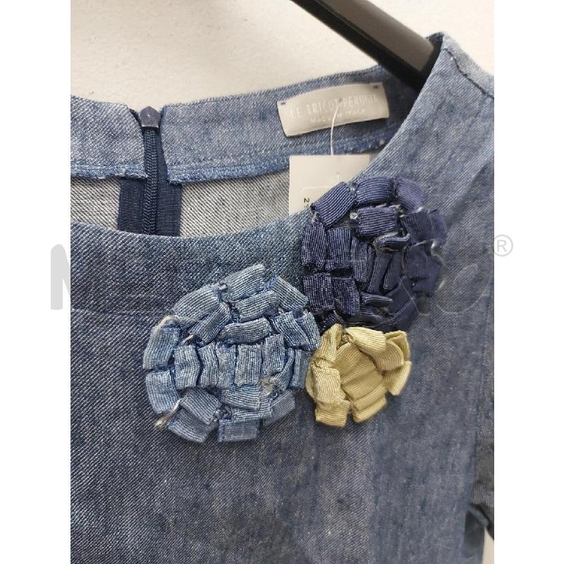 ABITO DONNA LE TRICOT LINO CELESTE | Mercatino dell'Usato Perugia 2