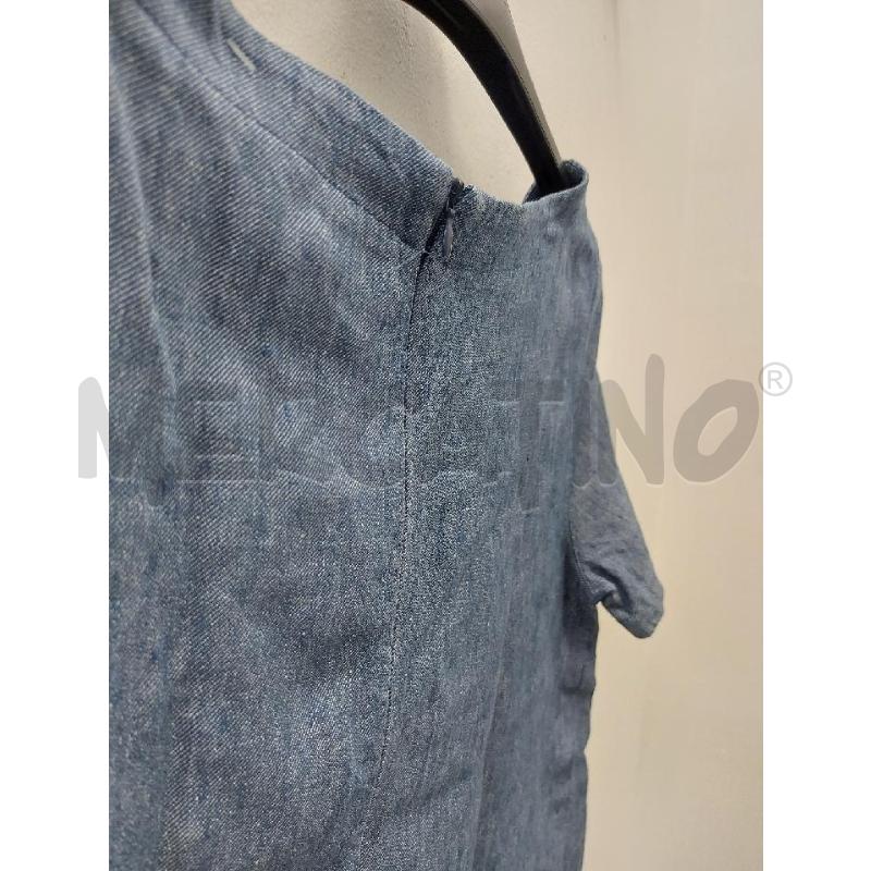 ABITO DONNA LE TRICOT LINO CELESTE | Mercatino dell'Usato Perugia 4