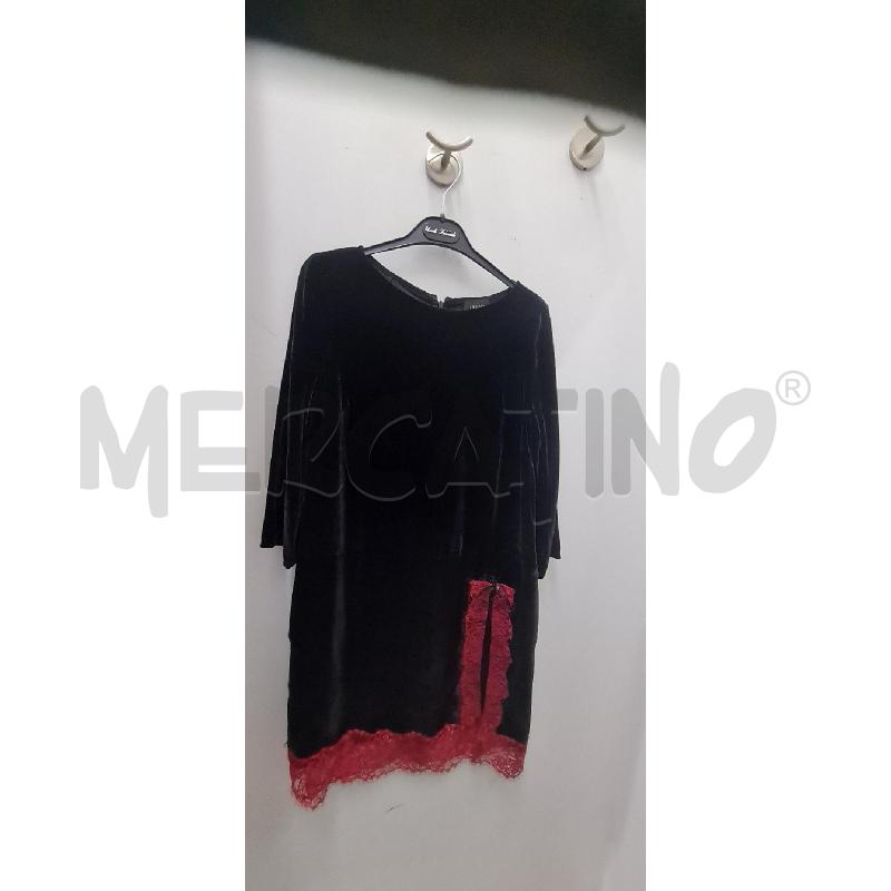 ABITO DONNA LIU.JO VELLUTO PIZZO ROSA | Mercatino dell'Usato Perugia 1