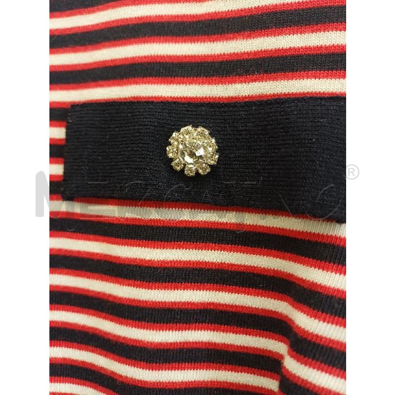 ABITO DONNA LIU JO RIGHE ROSSO BLU BIANCA | Mercatino dell'Usato Perugia 2