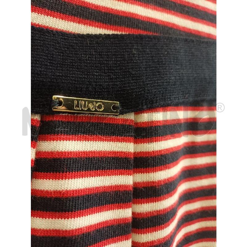 ABITO DONNA LIU JO RIGHE ROSSO BLU BIANCA | Mercatino dell'Usato Perugia 5