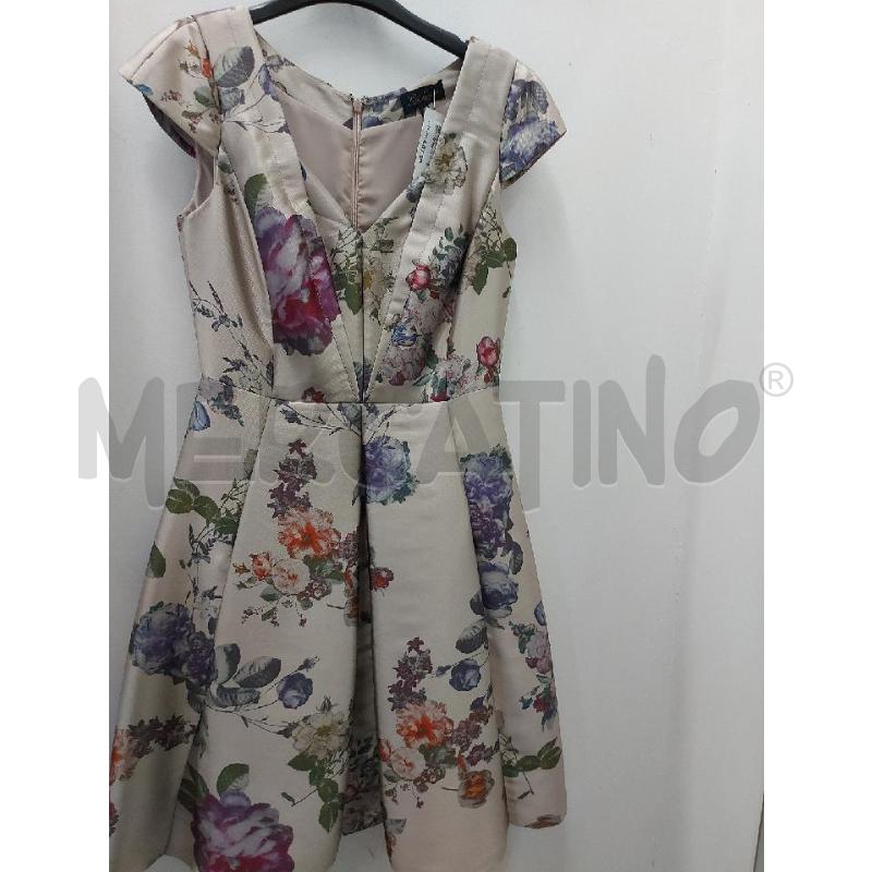 ABITO DONNA LUISA SPAGNOLI BEIGE FIORI | Mercatino dell'Usato Perugia 1