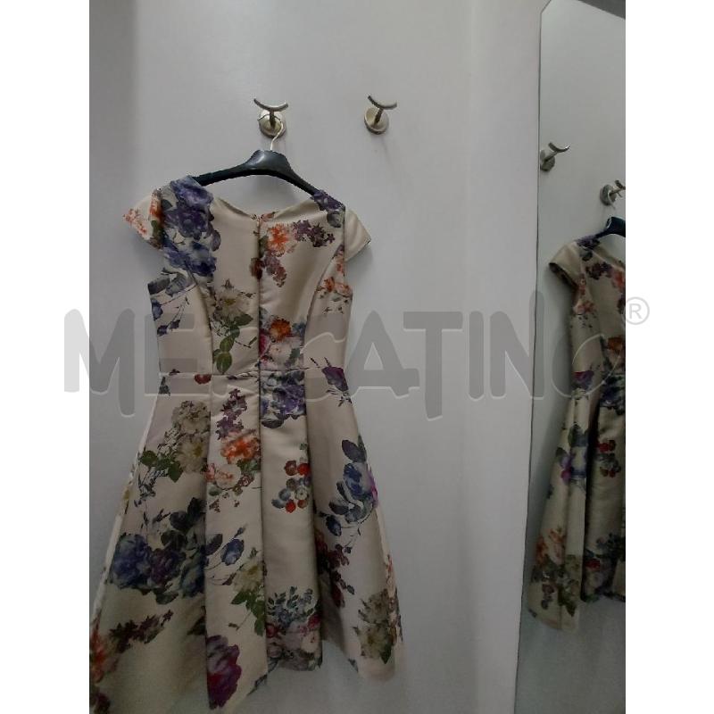 ABITO DONNA LUISA SPAGNOLI BEIGE FIORI | Mercatino dell'Usato Perugia 3