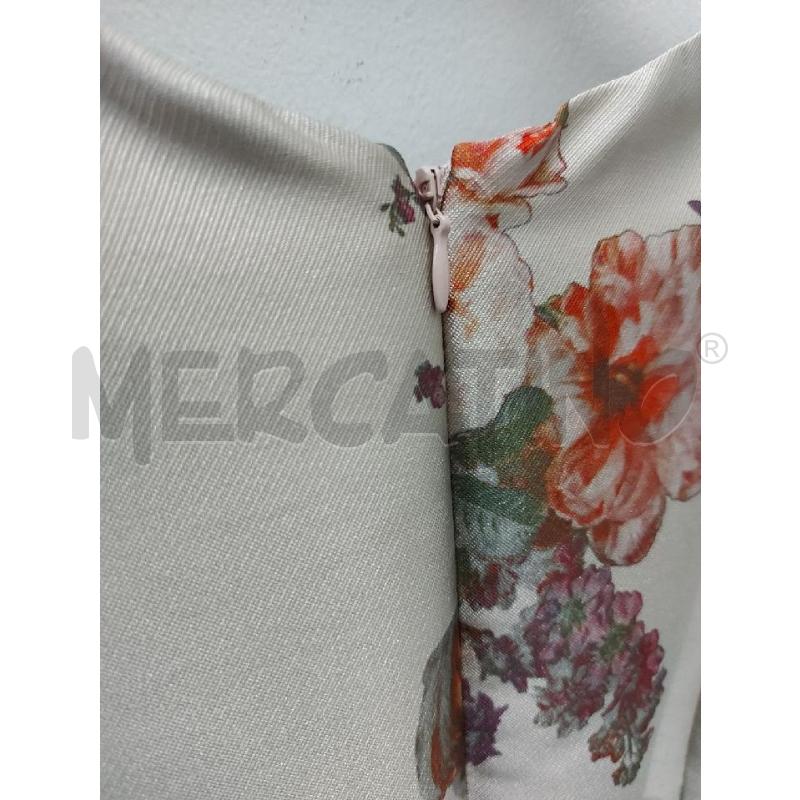 ABITO DONNA LUISA SPAGNOLI BEIGE FIORI | Mercatino dell'Usato Perugia 4