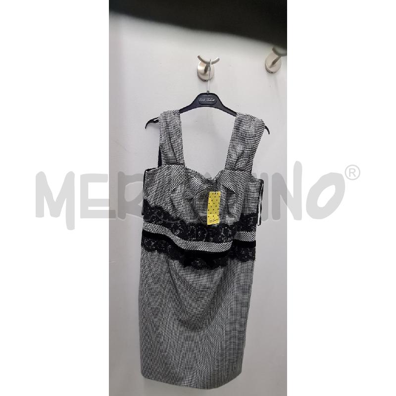 ABITO DONNA LUISA SPAGNOLI BIANCO NERO  | Mercatino dell'Usato Perugia 1
