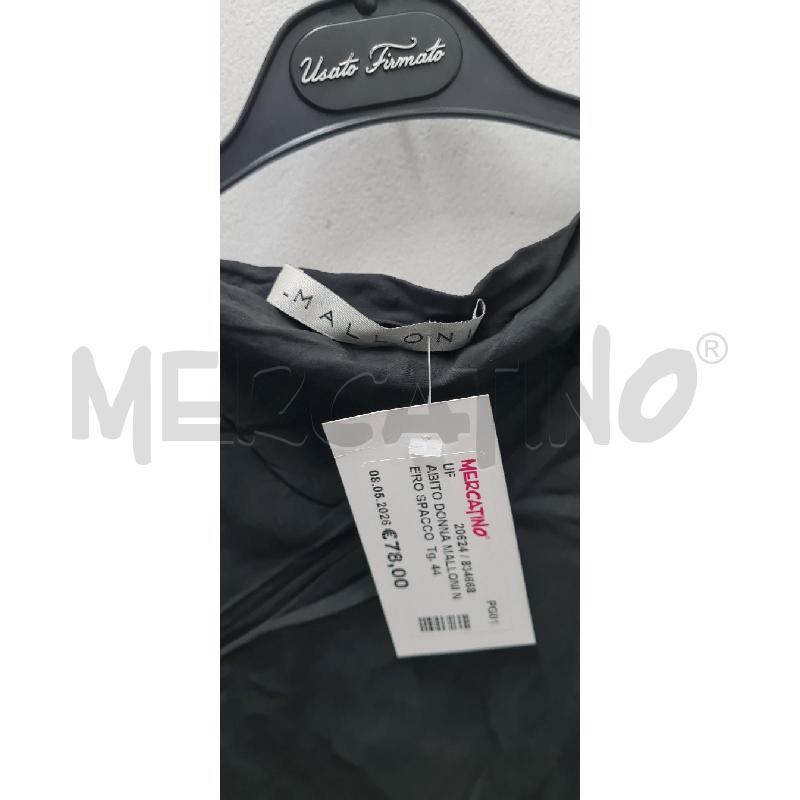 ABITO DONNA MALLONI NERO SPACCO | Mercatino dell'Usato Perugia 4