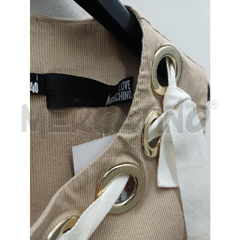 ABITO DONNA MOSCHINO BEIGE SMANICATO | Mercatino dell'Usato Perugia 2