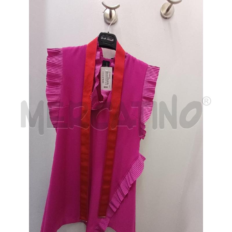 ABITO DONNA PINKO ROSA CINTURA ROSSA | Mercatino dell'Usato Perugia 1