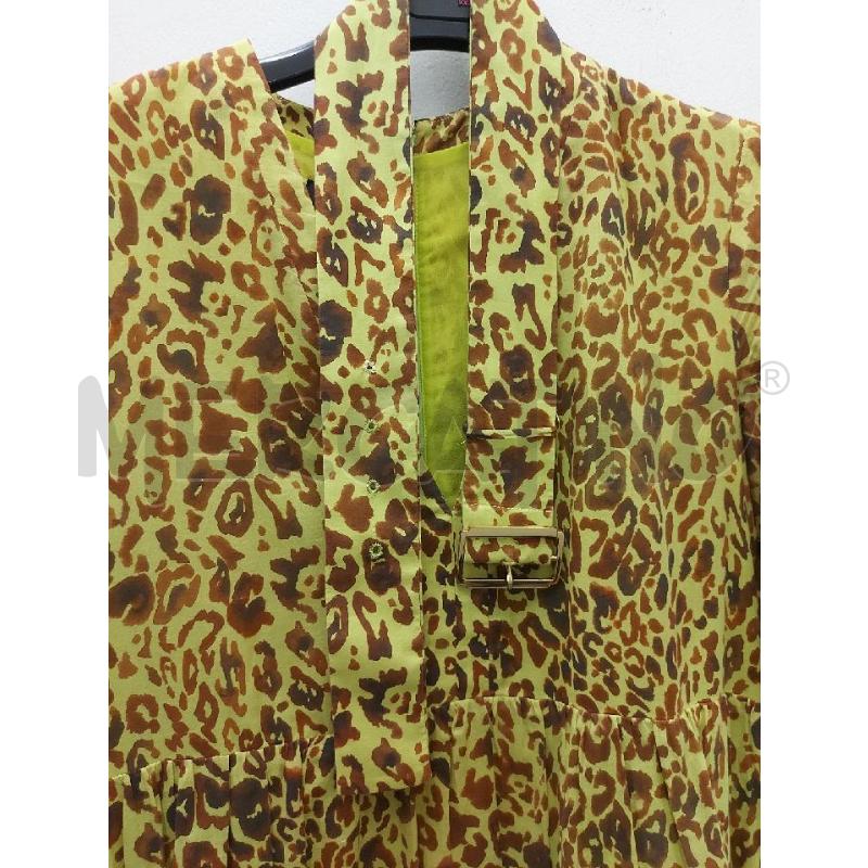 ABITO DONNA PINKO VERDE MACULATO CON CINTURA | Mercatino dell'Usato Perugia 2