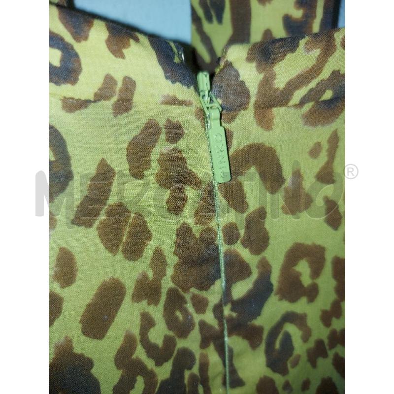 ABITO DONNA PINKO VERDE MACULATO CON CINTURA | Mercatino dell'Usato Perugia 5