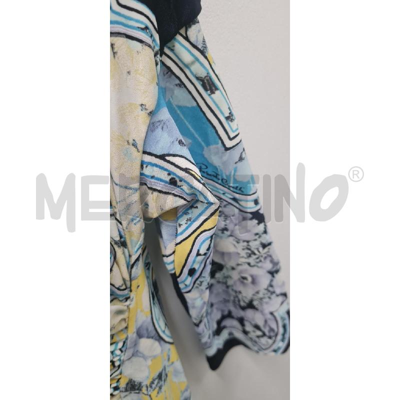 ABITO DONNA ROBERTO CAVALLI FANTASIA CELESTE GIALLO | Mercatino dell'Usato Perugia 3