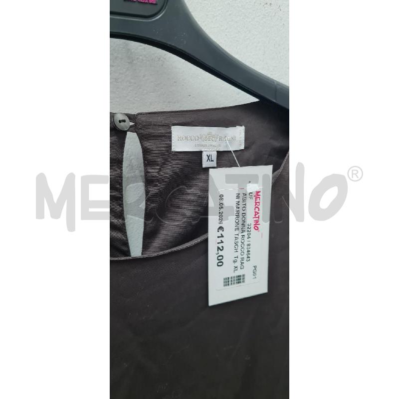 ABITO DONNA ROCCO RAGNI MARRONE TASCHE | Mercatino dell'Usato Perugia 3