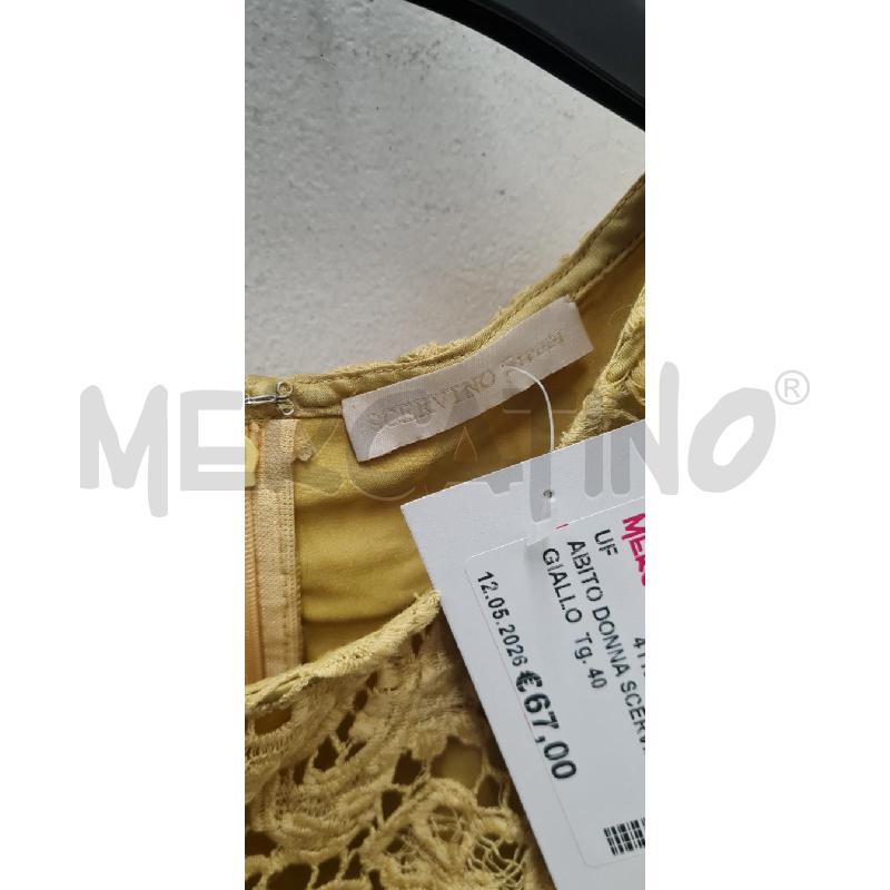ABITO DONNA SCERVINO GIALLO | Mercatino dell'Usato Perugia 2