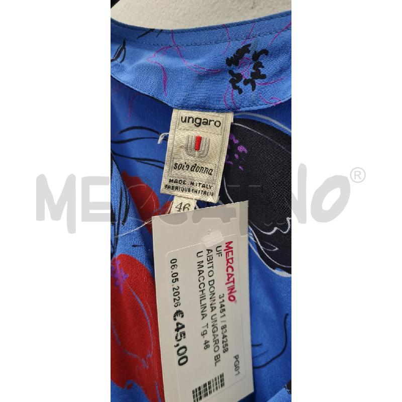 ABITO DONNA UNGARO BLU MACCHILINA | Mercatino dell'Usato Perugia 2