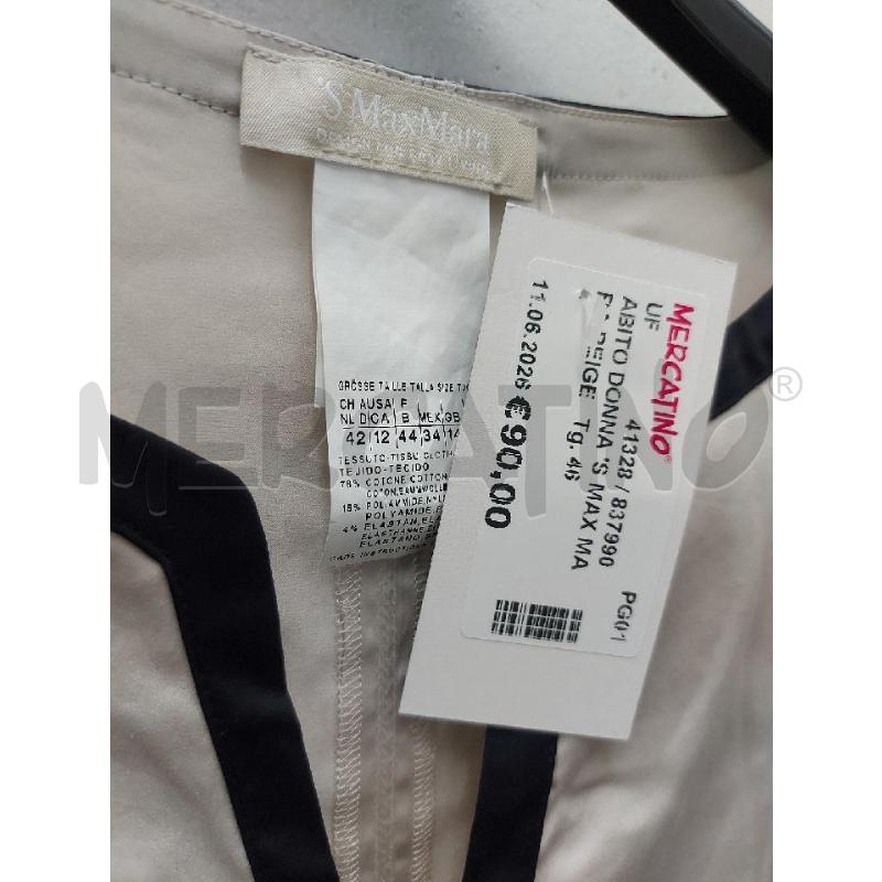 ABITO DONNA 'S MAX MARA BEIGE  | Mercatino dell'Usato Perugia 2