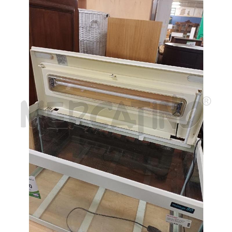 ACQUARIO 80 LITRI BIANCO NO ACCESSORI | Mercatino dell'Usato Perugia 2