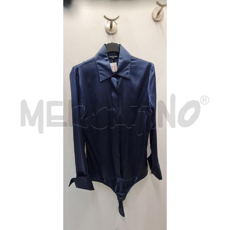 BODY DONNA PATRIZIA PEPE BLU CAMICIA | Mercatino dell'Usato Perugia 1