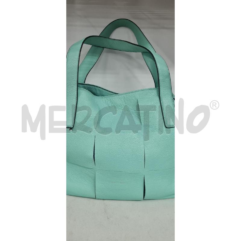 BORSA COCCINELLE VERDE PELLE | Mercatino dell'Usato Perugia 1