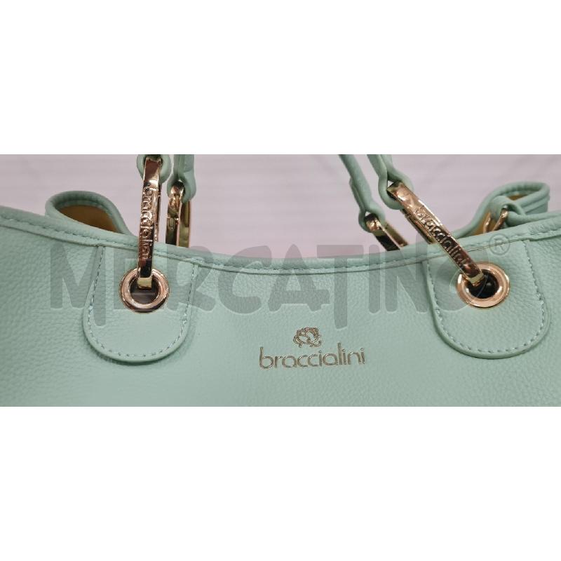 BORSA DONNA BRACCIALINI CELESTE | Mercatino dell'Usato Perugia 2