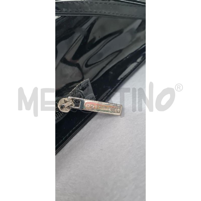 BORSA DONNA COCCINELLE NERA LUCIDA  | Mercatino dell'Usato Perugia 3