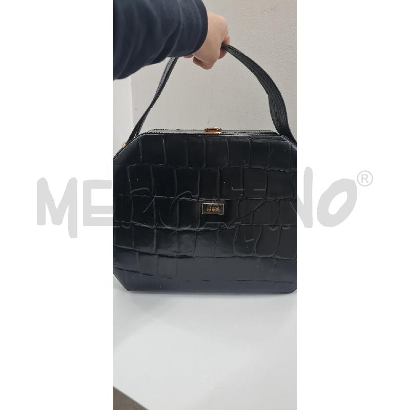 BORSA DONNA FERRE NERA RIGIDA | Mercatino dell'Usato Perugia 2