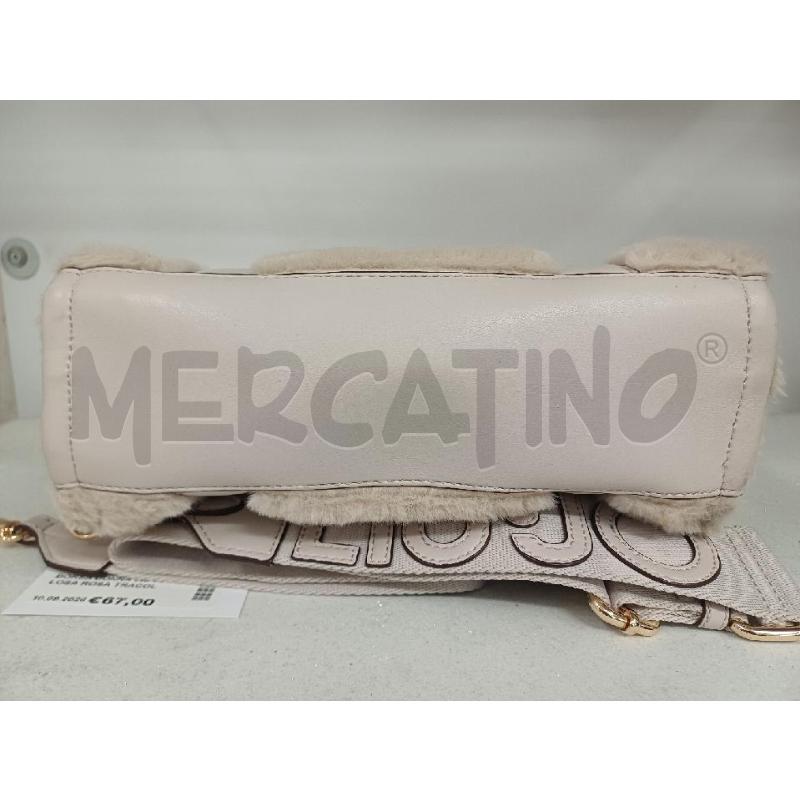 BORSA DONNA LIU JO PELOSA ROSA TRACOLLA | Mercatino dell'Usato Perugia 4