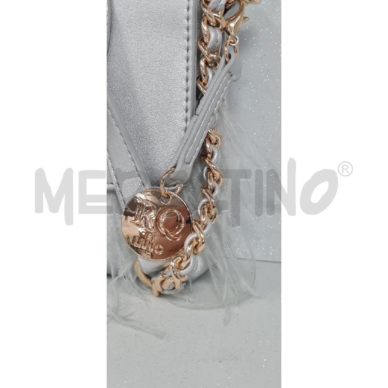 BORSA DONNA REBELQUEEN GRIGIA PIUME | Mercatino dell'Usato Perugia 2