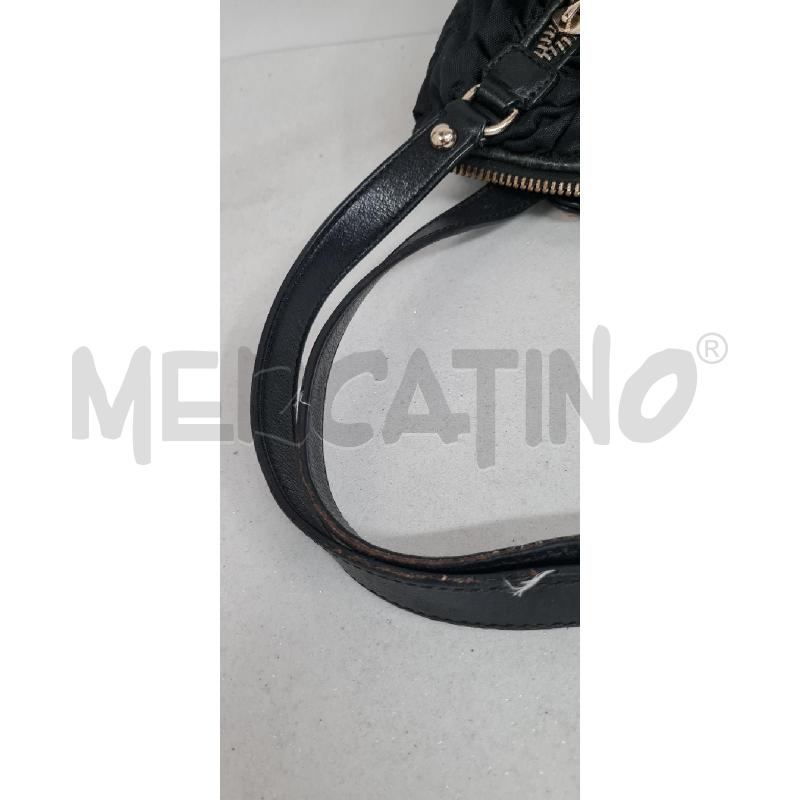 BORSA MOSCHINO NERA TELA PELLE VOLA MAN. ROV. | Mercatino dell'Usato Perugia 3