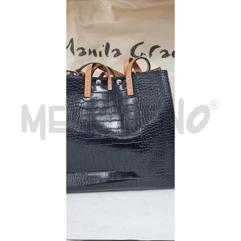 BORSA  MANILA GRACE NERA | Mercatino dell'Usato Perugia 1