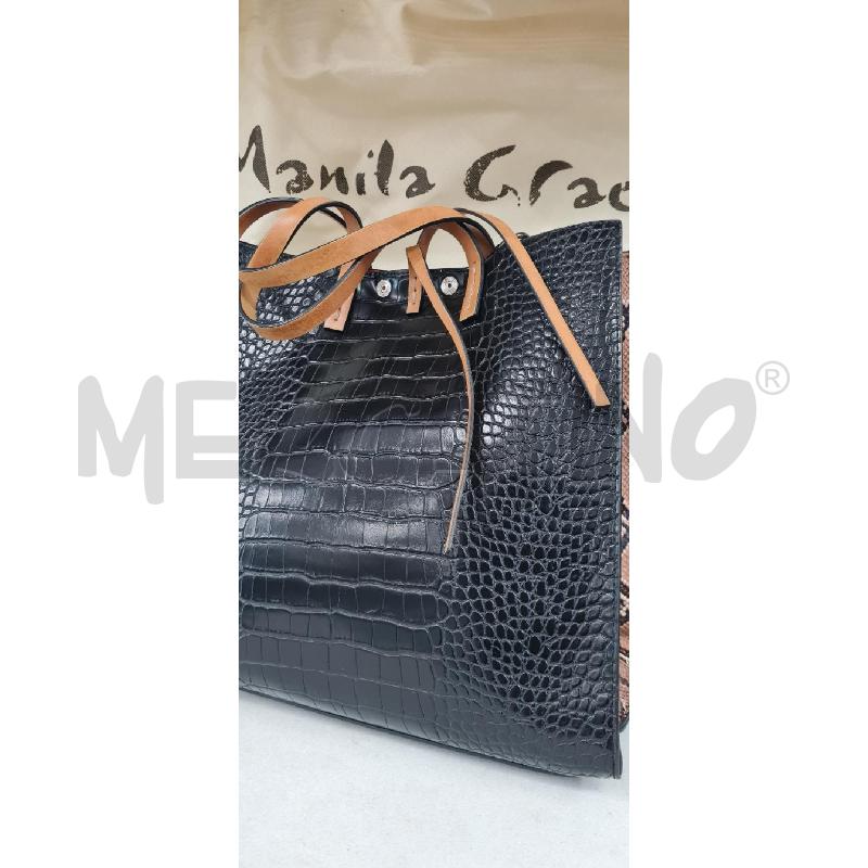 BORSA  MANILA GRACE NERA | Mercatino dell'Usato Perugia 3
