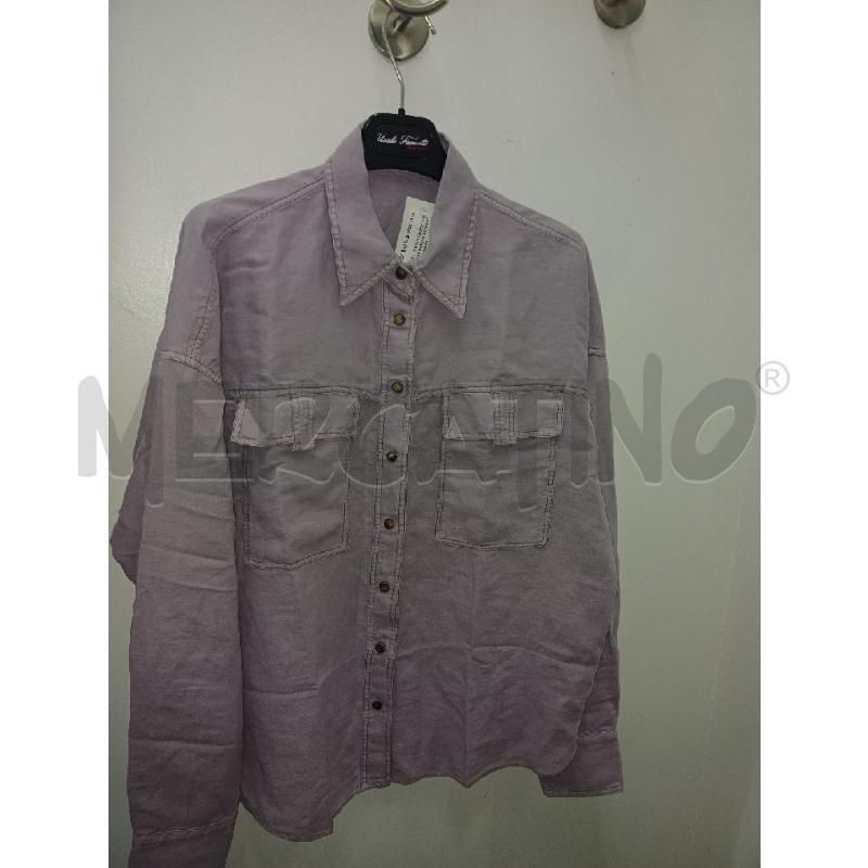 CAMICIA DONNA BRUNELLO CUCINELLI LILLA | Mercatino dell'Usato Perugia 1